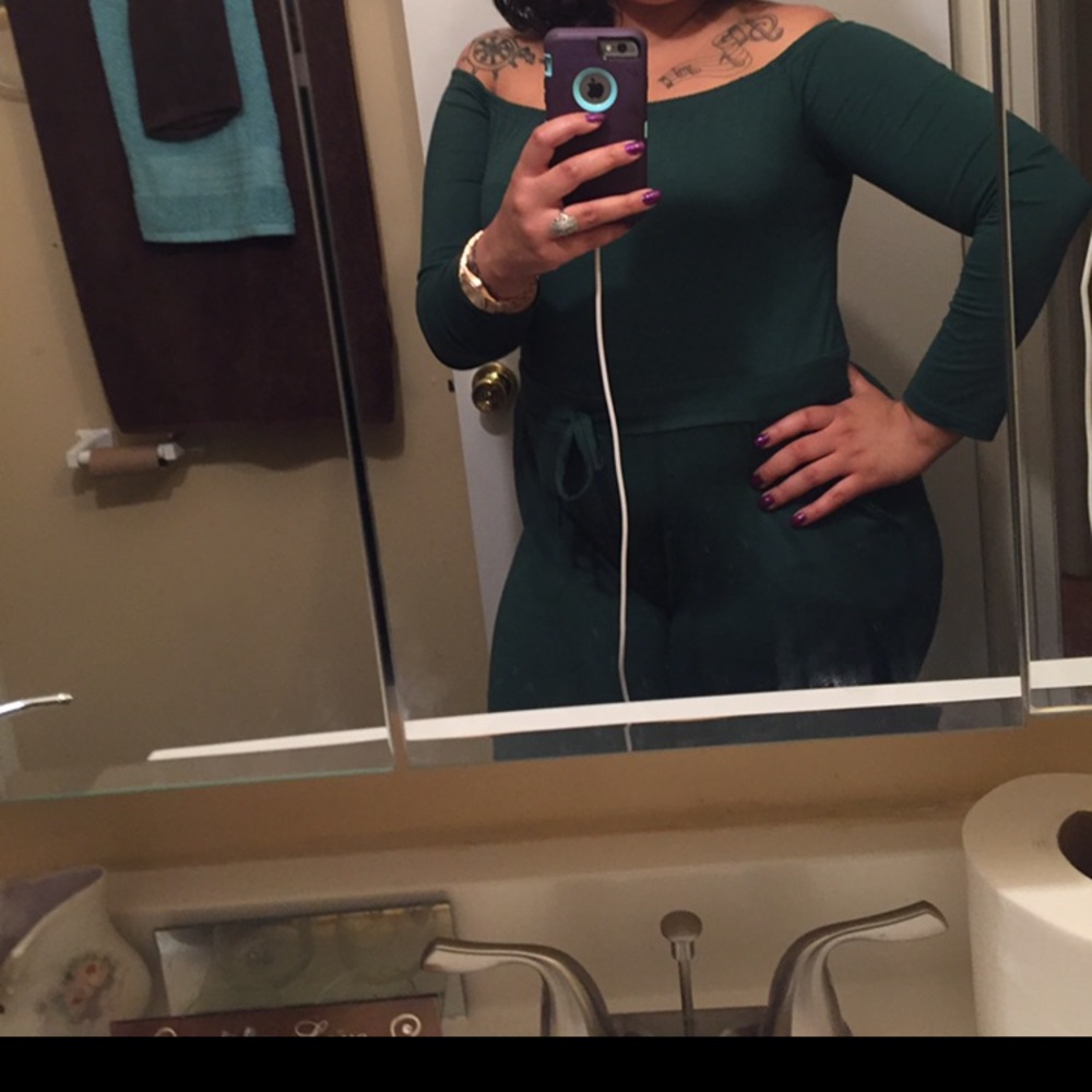 Off the shoulder romper